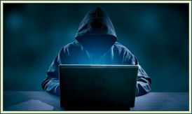 Stock image representing a hacker