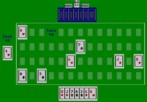 Gin Rummy start position