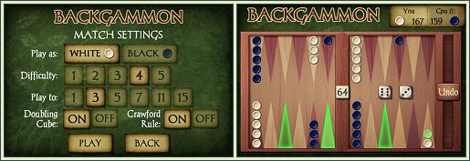 Android Backgammon Free screen shots